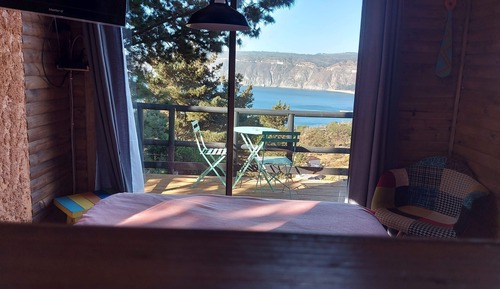 Cabaña Deluxe, 1 habitación, Se admiten mascotas, vistas a la bahía