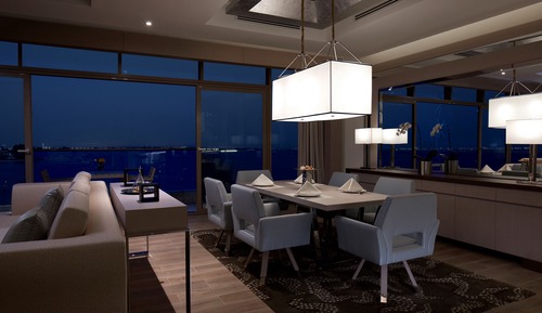 Suite presidencial, vistas al mar