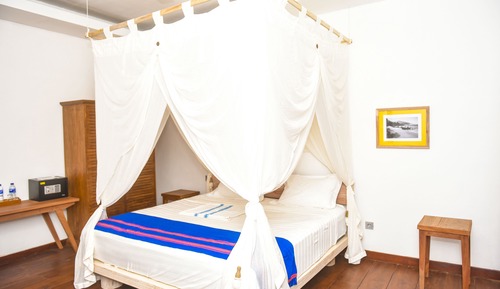 Bungalow Deluxe, 1 cama de matrimonio grande, vistas a la playa