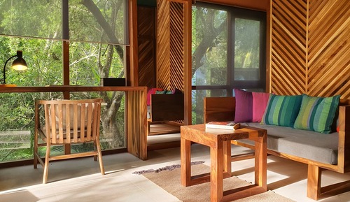 Villa de diseño, 2 habitaciones, vistas al jardín