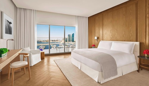 Habitación Premier, 1 cama de matrimonio grande, balcón, vistas al puerto deportivo
