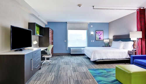 Estudio, 1 cama de matrimonio grande, accesible para personas con discapacidad (Hearing)