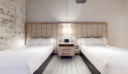 Habitación Deluxe doble, 2 camas de matrimonio