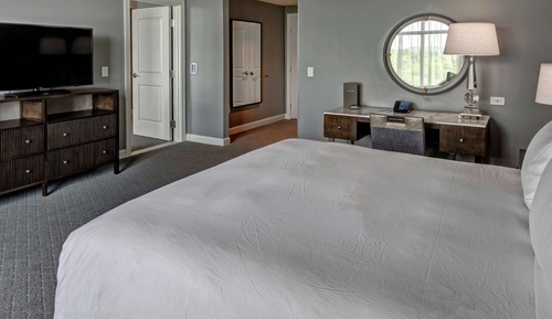 ADA Accessible Room, 1 King Bed, Accessible (Roll-In Shower, Mobility & Hearing)