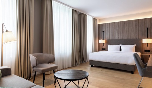 Suite junior, 1 cama de matrimonio grande con sofá cama
