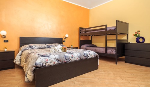 Habitación cuádruple, vistas al mar