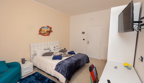 Habitación triple, 1 cama de matrimonio con sofá cama (Acqua Marina)