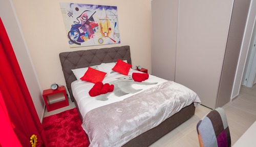 Habitación doble, 1 cama de matrimonio, baño privado (Rubino)