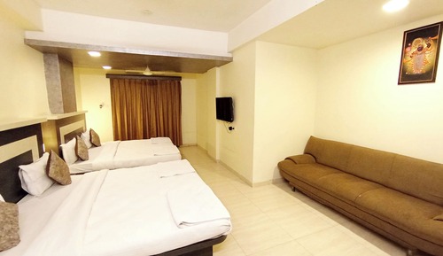 Habitación cuádruple familiar, varias camas