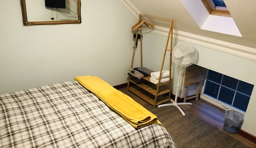 Habitación Deluxe doble, 1 cama de matrimonio grande, baño privado