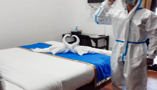 Habitación Deluxe doble, 1 cama de matrimonio, vistas al mar