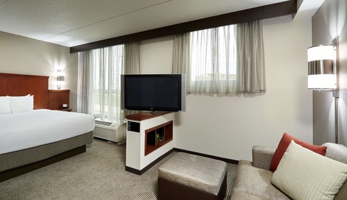 Estudio, 1 cama de matrimonio grande