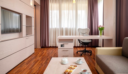 Suite, 1 cama doble con sofá cama