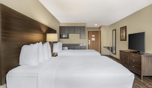 Habitación estándar, 2 camas de matrimonio, no fumadores, frigorífico