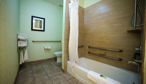 Suite, 1 cama de matrimonio grande con sofá cama, bañera accesible (Communications)