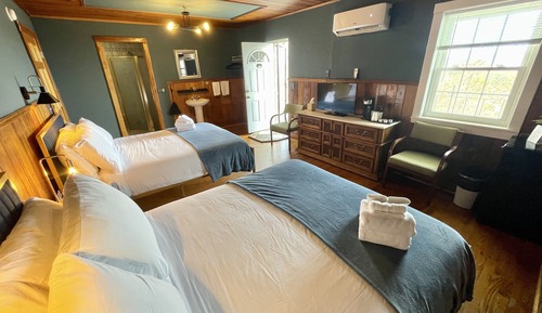Habitación Deluxe, 2 camas de matrimonio, no fumadores, balcón (Room 310)