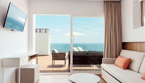 Estudio Deluxe, terraza, vistas al mar