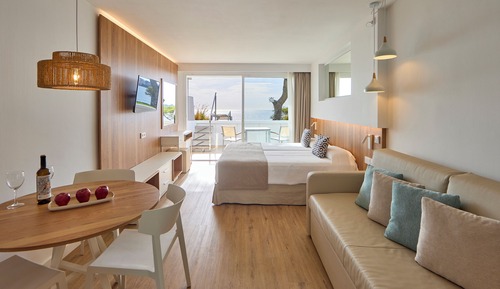 Estudio Premium, vistas al mar (con jardín)