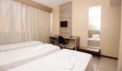 Quarto Triplo com 3 camas de Solteiro