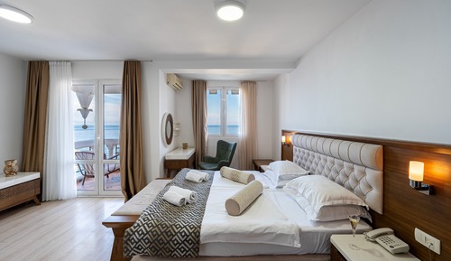 Estudio Confort, balcón, vistas a la playa