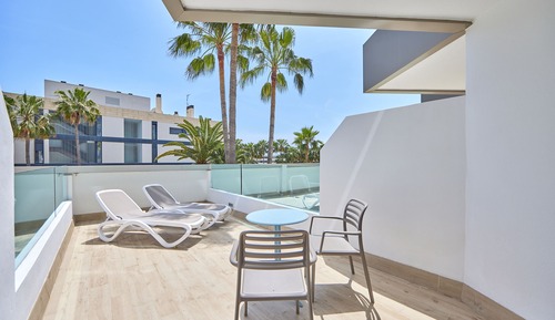 Habitación doble, terraza