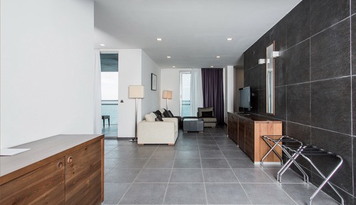 Ático presidencial, 2 habitaciones, balcón, vistas al mar