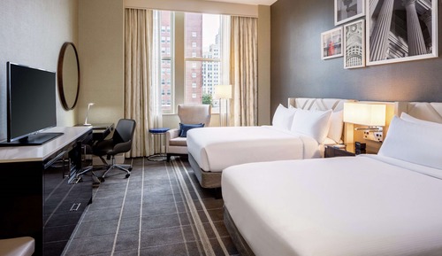 Habitación estándar, 2 camas de matrimonio, planta ejecutiva