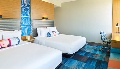 aloft, Habitación, 2 camas de matrimonio