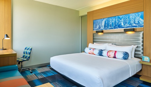 aloft, Habitación, 1 cama de matrimonio grande