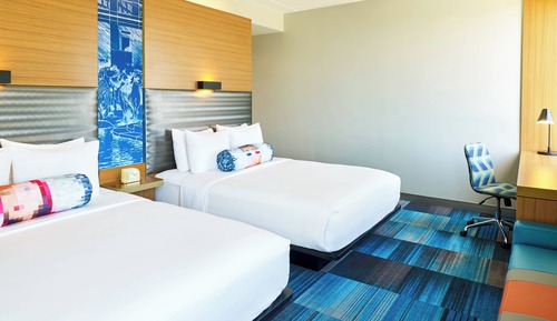 aloft, Habitación, 2 camas de matrimonio