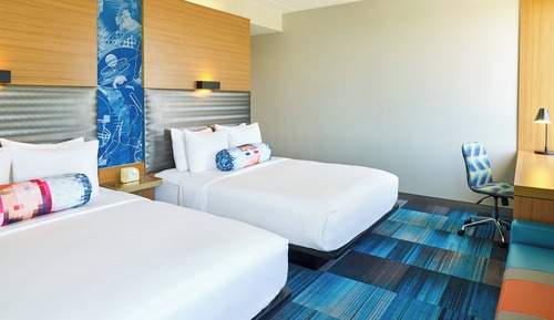 aloft, Habitación, 2 camas de matrimonio