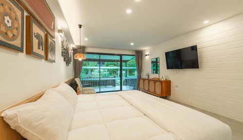 Habitación sénior, 1 habitación, patio, en la zona del jardín