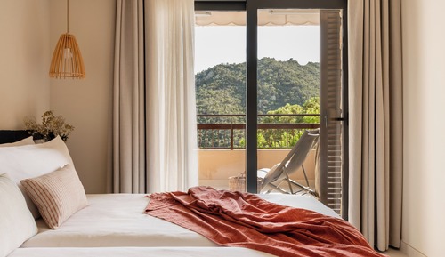 Dúplex, 3 habitaciones, vistas al jardín