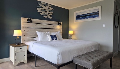 Habitación Confort, balcón, vistas a la bahía