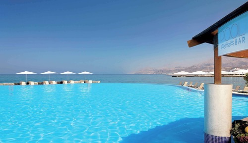 Habitación Deluxe, 1 cama de matrimonio grande, vistas parciales al mar
