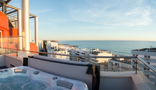 Habitación superior, vistas al mar