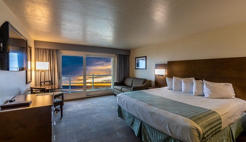 Habitación estándar, 1 cama de matrimonio, no fumadores, frente al mar