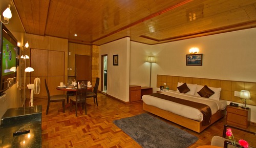 Habitación de lujo doble, 1 cama de matrimonio, vistas a la montaña