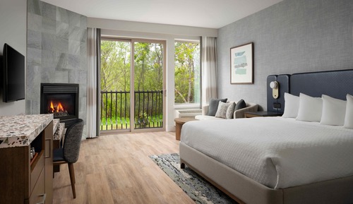 Habitación Deluxe, 1 cama de matrimonio grande (Ada, Roll-in Shower)