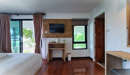 Villa panorámica, 1 cama de matrimonio grande, vistas parciales al mar
