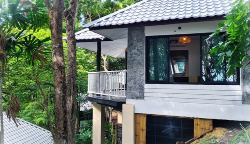 Villa estándar, 1 cama de matrimonio grande, vistas al jardín