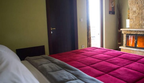 Habitación doble, 1 cama doble, chimenea, vistas a la montaña