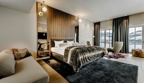 Suite presidencial, sauna, vistas a la montaña