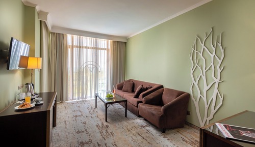 Suite, vistas al parque