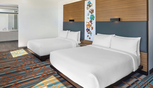 aloft, Habitación, 2 camas de matrimonio