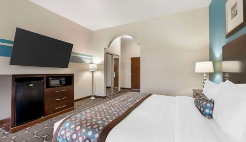 Habitación estándar, 1 cama de matrimonio grande, no fumadores, frigorífico y microondas