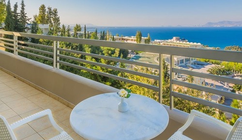 Habitación familiar, vistas al mar
