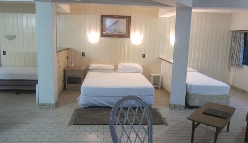 Habitación estándar, frigorífico y microondas, en la zona del jardín