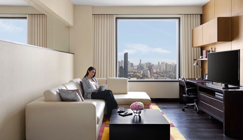 Suite familiar, 1 habitación, no fumadores, vistas a la ciudad