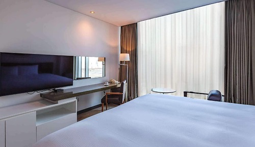 Habitación Deluxe, 1 cama de matrimonio, no fumadores, vistas a la ciudad